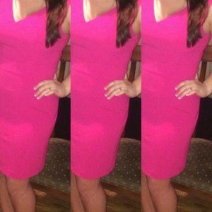Hot Pink Banana Republic dress